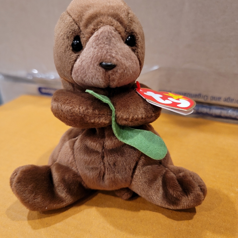 3/$20 Ty Beanie Babies 1996 Seaweed The Otter